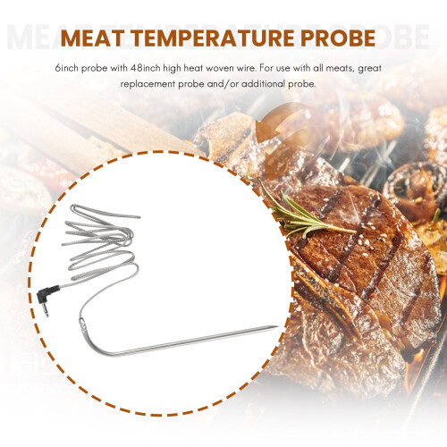 Hochtemperatur-Fleischthermometer für Grillgeräte, 2er-Pack 2