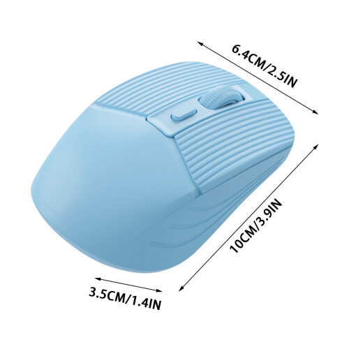 Jacenvly Wireless 2.4G Silent Mouse with Charging Base 2