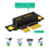 PCI-E1X3.0 90-graders omvendt han-til-hun-riserkort til 1U-server (installationsretning mod CPU) 4