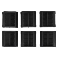 Pack of 6 Rubber Caster Cups Furniture Stops