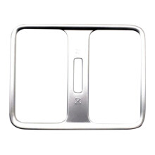 Garniture décorative de grille d'aération arriÚre argentée mate pour intérieur de voiture Vezel HR-V HRV 2021 2022