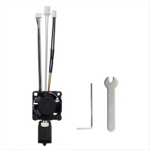 Hotend-Kit für X1 3D-Drucker mit Kühlventilator und Düsen aus gehärtetem Stahl E