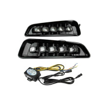 for / Ranger 2017-2019 Front Bumper Bezels L+R LED DRL with Turn Signa