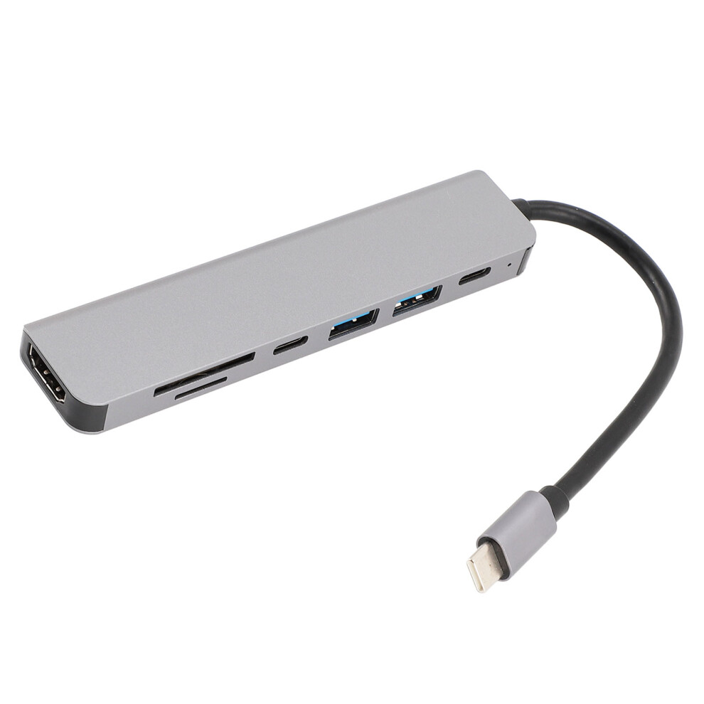 Multiport USB-C Hub: 4K HDMI, PD Charging, USB 3.0