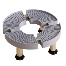 Base de climatiseur ronde moderne, support roulant réglable-2