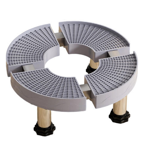 Base de climatiseur ronde moderne, support roulant réglable-2