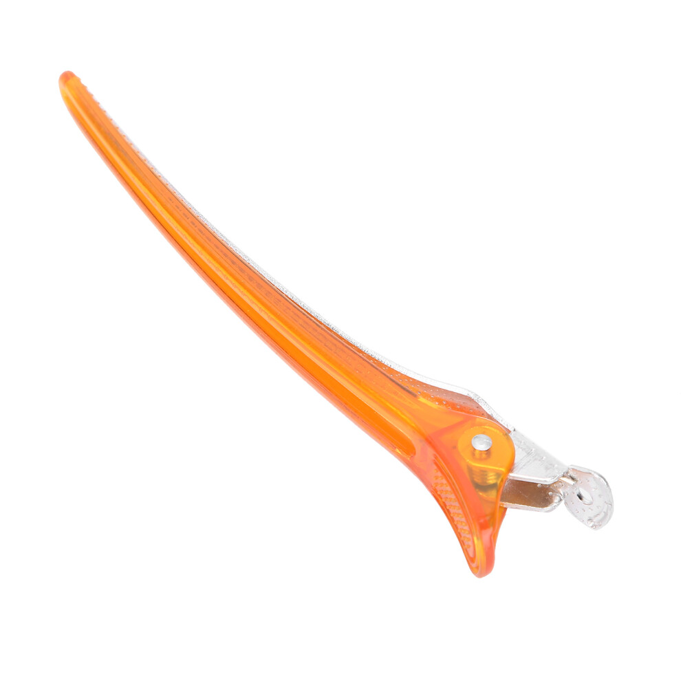 Orange NonSlip Duckbill Hair Clips