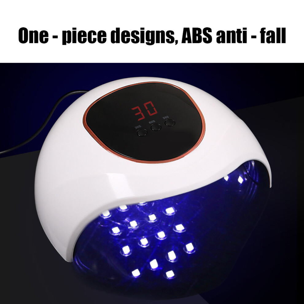 Pink Portable Uv Nail Dryer 72W
