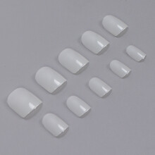 500 Short Square Nails Natural