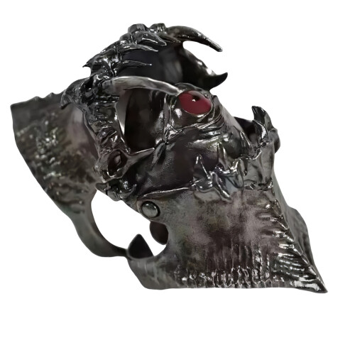 Gotische verstellbare Ringe, Knöchelringe, böse Augen, offene