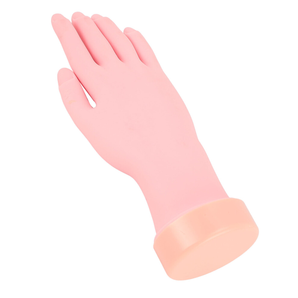Manicure Practice Hand with Embedded Nail Grooves