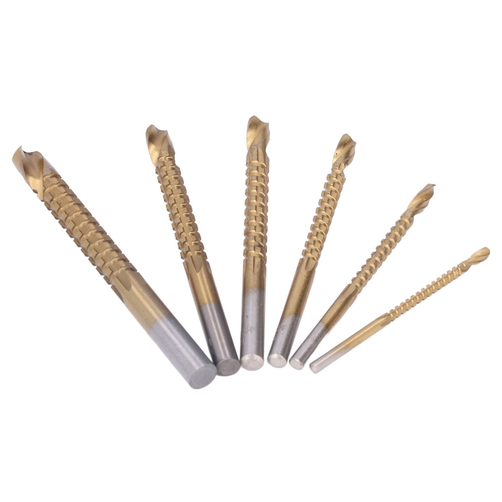 Woodworking Serrated Drill Bit 6pc HSS Set