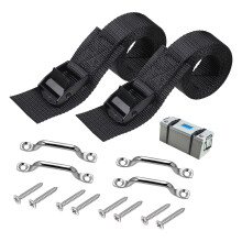 Sangles à boucles à cames réglables avec coussinet de protection