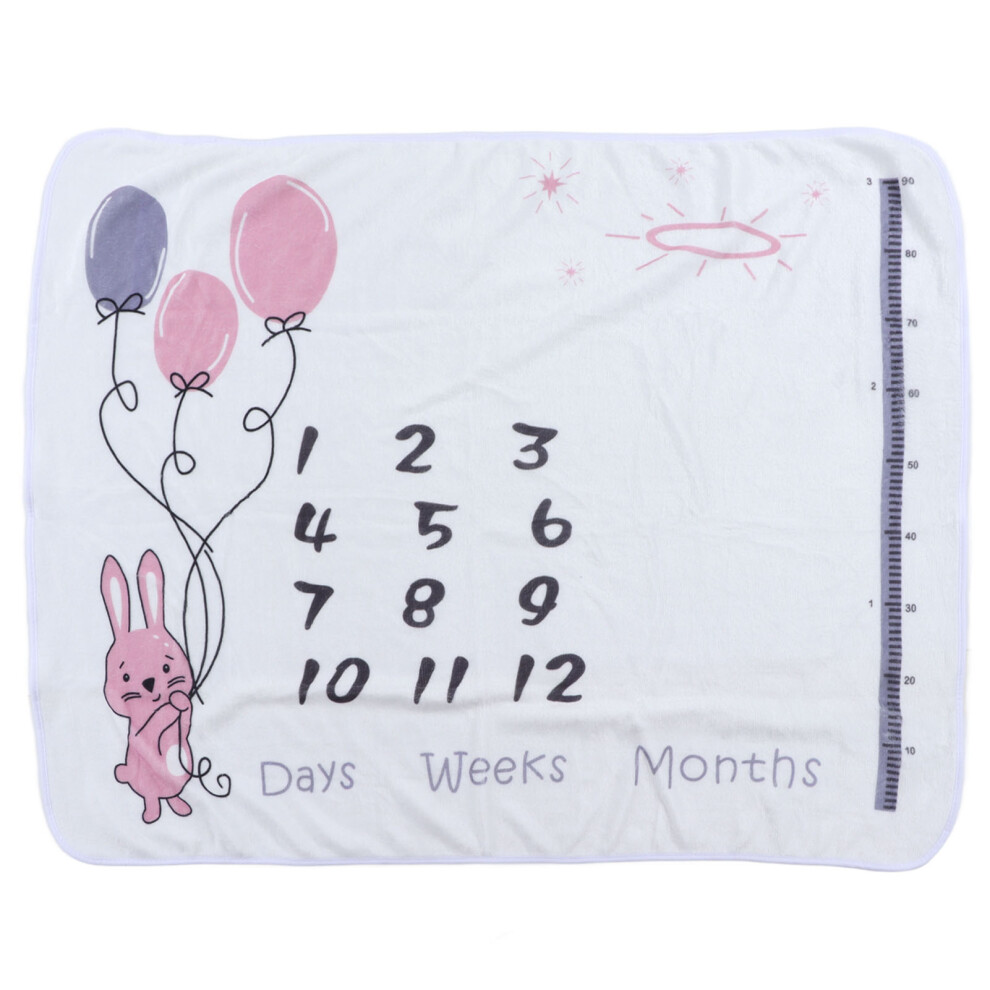 Soft Baby Milestone Blanket 0-12 Months