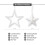 Sinhoon12Stars138LED Αδιάβροχα Φώτα Κουρτίνας, 8 Λειτουργίες Αναβοσβήματος, Μπλε - Συμβατά 4