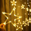 Sinhoon12Stars138LED Αδιάβροχα Φώτα Κουρτίνας, 8 Λειτουργίες Αναβοσβήματος, Μπλε - Συμβατά 6
