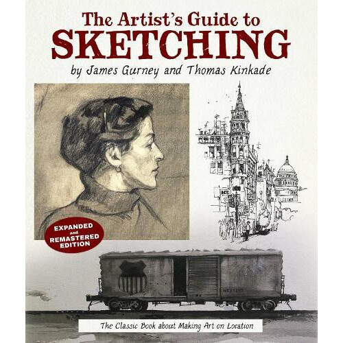 Artists Guide to Sketching by Thomas Kinkade Paperback Book