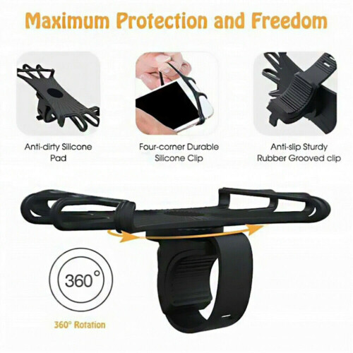 Support de téléphone rotatif à 360 pour vélo 1