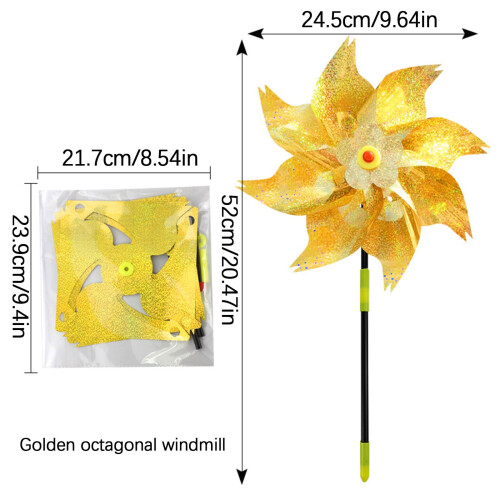 Reflekterande fågelavvisande vindsnurror 2-pack 1