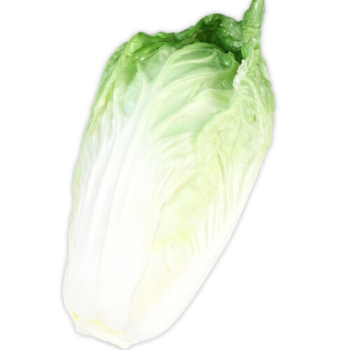 Chou chinois artificiel en PU, Simulation de légume, chou-Bleu.
