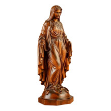 Houten Heilige Jezus Sculptuur Heilige Moeder-vrouwelijk 11cm