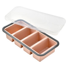 Récipient multi de stockage de nourriture de-4 grille1 rose