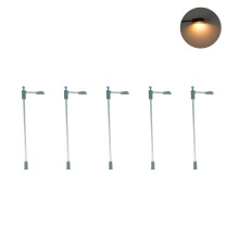 5Pcs DIY Miniature Street Lighting Models Railway-D warm white