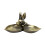 Supports en résine au design unique d'écureuils,-bronze 1