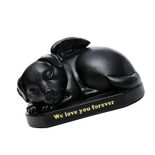 Urne commémorative de crémation, boîte de rangement,-chien ange