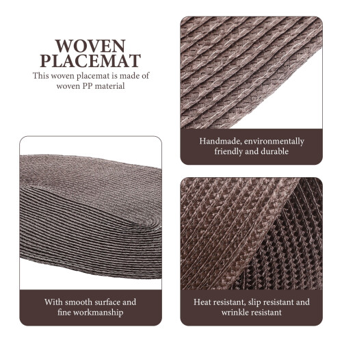 Hittebestendige placemat van geweven PP, 44x30 cm 2