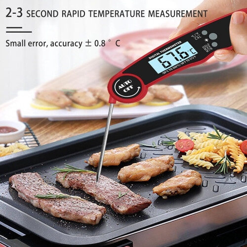 Digitales Fleischthermometer mit Schnellanzeige, 58F–572F 1