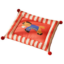 Coussin doux pour animaux de compagnie, avec imprimés-Rouge XL