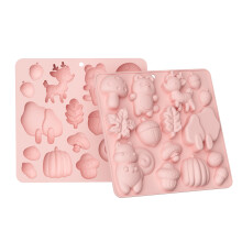Ensemble de moules en Silicone sur le thème des animaux,