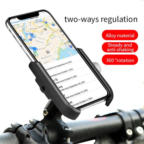 JINGDAN Aluminum Phone Holder for Motorcycle Bicycle