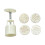 Hand Press Mooncakes Molds Set Chinese Knot Pattern ABS-50G 1