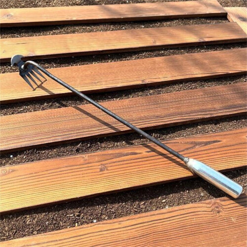 petite houe de jardin en acier pour ameublir le sol 2