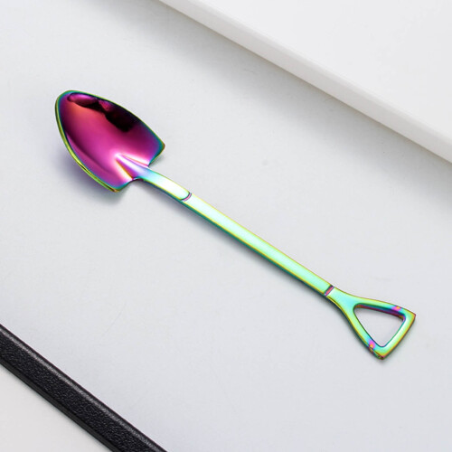 Cuchara-tenedor-cuchara de acero inoxidable de 13,5 cm 1