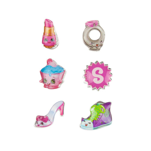 Shopkins Shopkins Earrings (Girls Silver)