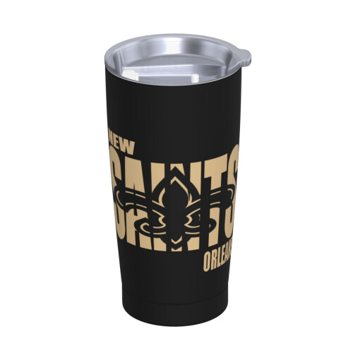 Σετ Ποτηριών Ταξιδιού Saints 20oz από Ανοξείδωτο Ατσάλι με Καλαμάκι 1