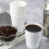 Vasos de papel desechables blancos de 8 oz, libres de BPA. 5