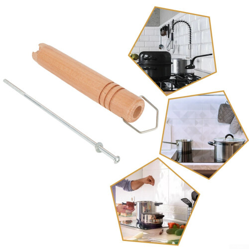 Mango de madera de repuesto para sartén – 150 mm 1