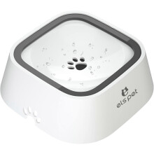 Ciotola per l'acqua antigoccia per cani e gatti, dispenser d'acqua a lenta erogazione, ideale per cani e gatti, anche da viaggio o per