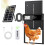 Automatic Chicken Coop Door Solar Powered with LCD Display, Timer, Light Sensor and Remote Control, Anti-Pinch Safety De 1