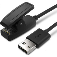 USB-Ladekabel kompatibel mit Garmin Lily, Forerunner 35, 35J, 230, 235, 630, 645 Music, 735XT, Approach G10, S20, Vivomov