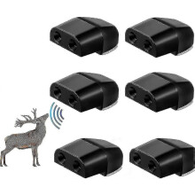 Hertenwaarschuwingsfluitje, zelfklevend auto-accessoire voor verkeersveiligheid, dierenalarmhoorn voor auto's en andere voertuigen, zwa