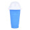 400ml μπλε φορητό κύπελλο πάγου σιλικόνης για smoothies DIY, κύπελλο γρήγορης κατάψ 1