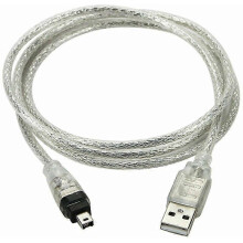 Καλώδιο προσαρμογέα USB αρσενικό σε FireWire IEEE 1394 4 ακίδων αρσενικό iLink για κάμερ