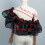 Wedding Shawl With Ruffle Design Comfortable Stretchable-Black 4