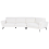 Beliani Sofa 3 Seater KANSSELI Boucle White 4