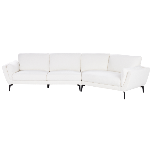 Beliani Sofa 3 Seater KANSSELI Boucle White 1